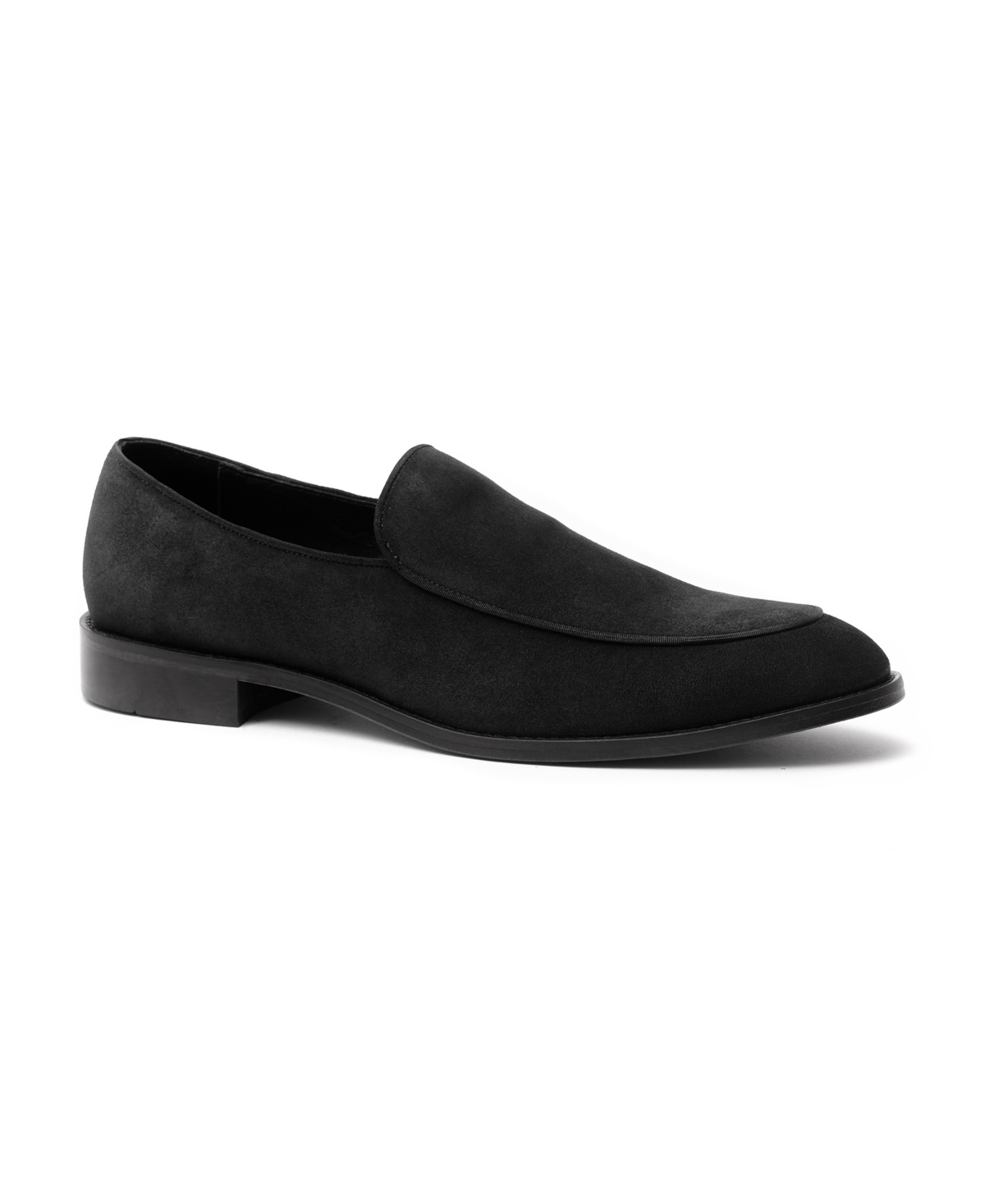 Anthony Veer Men's Craige Suede Slip-on Loafers In Black