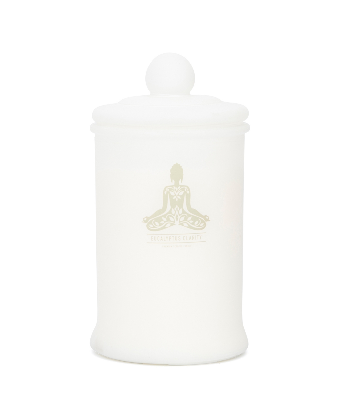 Hybrid & Company Eucalyptus Clarity Scented Jar Candle In Cream