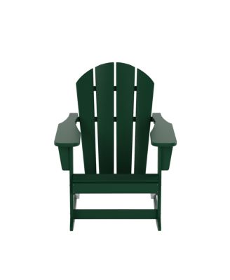 Outdoor Patio Shell-back Adirondack Dining Chair All Weather