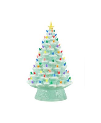 18" Nostalgic Christmas Tree Holiday Decor