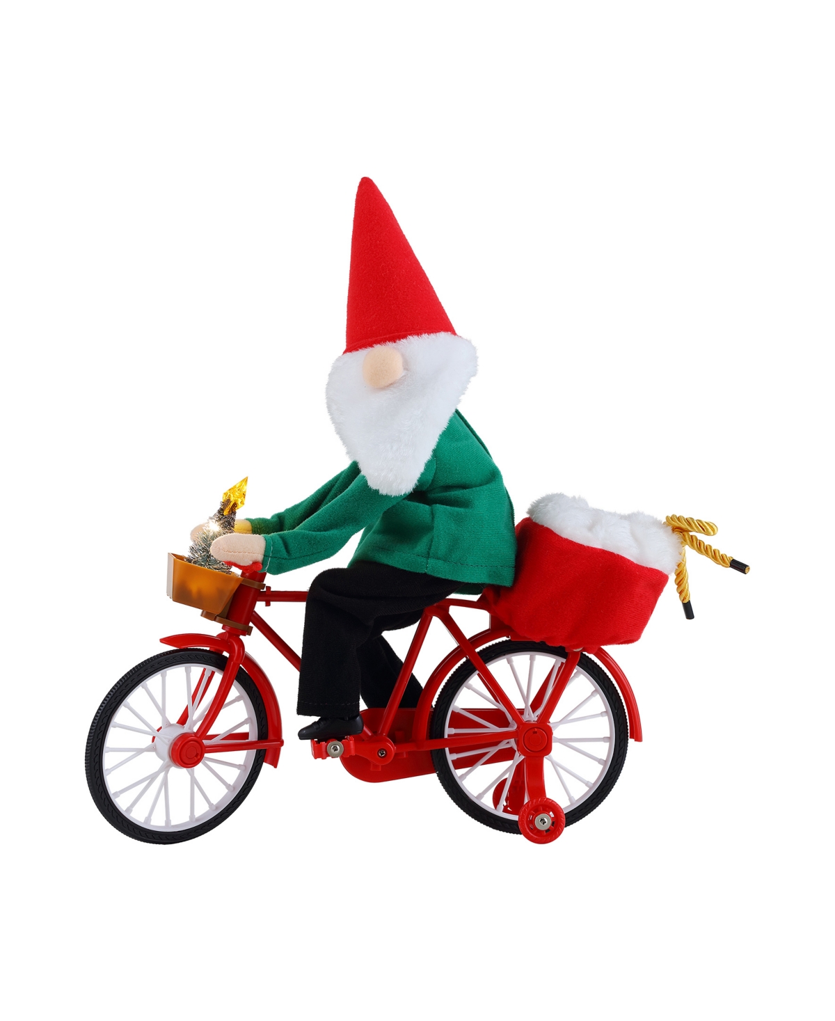 Cycler Gnome Holiday Decor