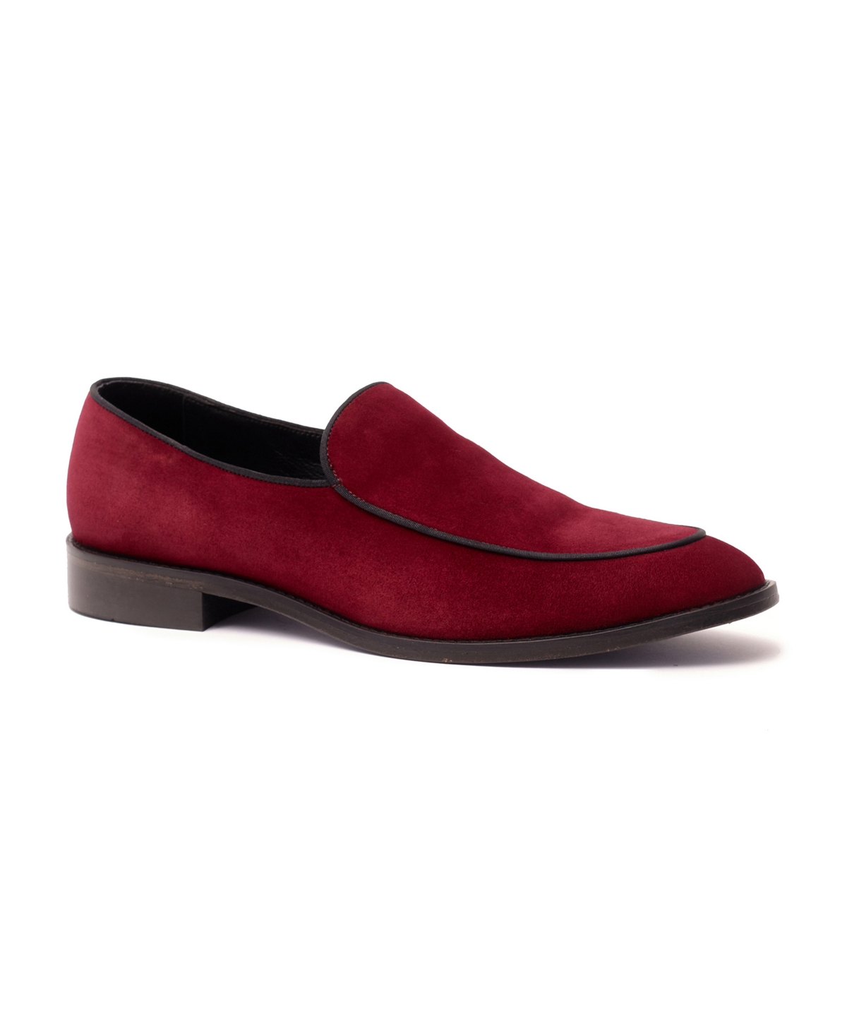 Anthony Veer Men's Craige Suede Slip-on Loafers In Red