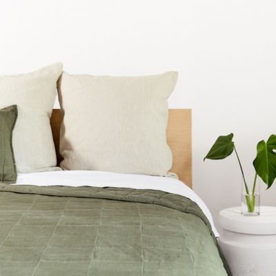 100% French Linen Euro Sham - 26" X 26"