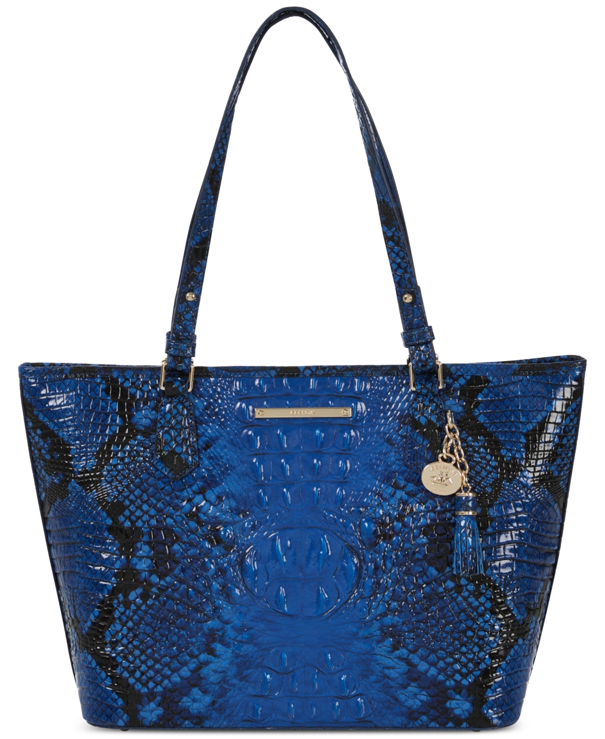 Brahmin Medium Asher Ombre Melbourne Embossed Leather Tote Smart