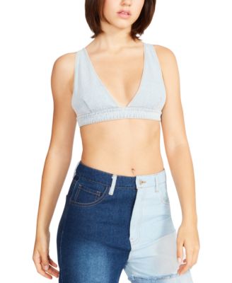 Steve Madden - Women's Kendra Denim Bra Top