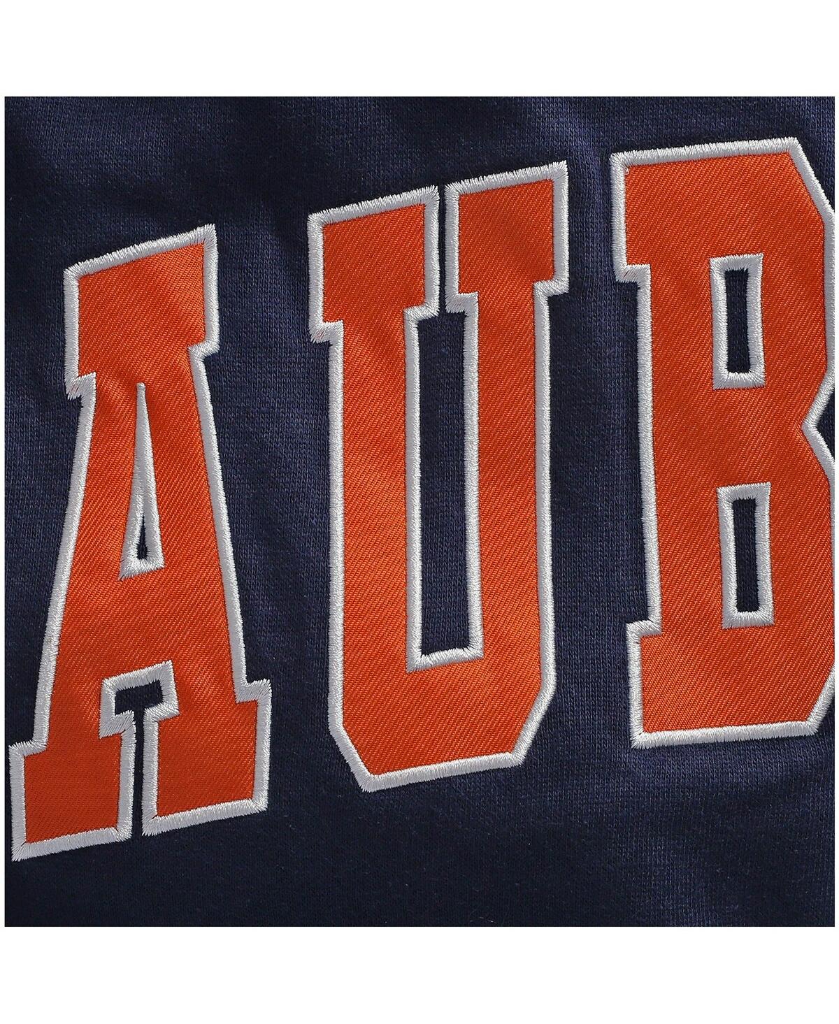 Men's ColosseumAuburn Tigers Big and Tall Full-Zip Hoodie - Navy