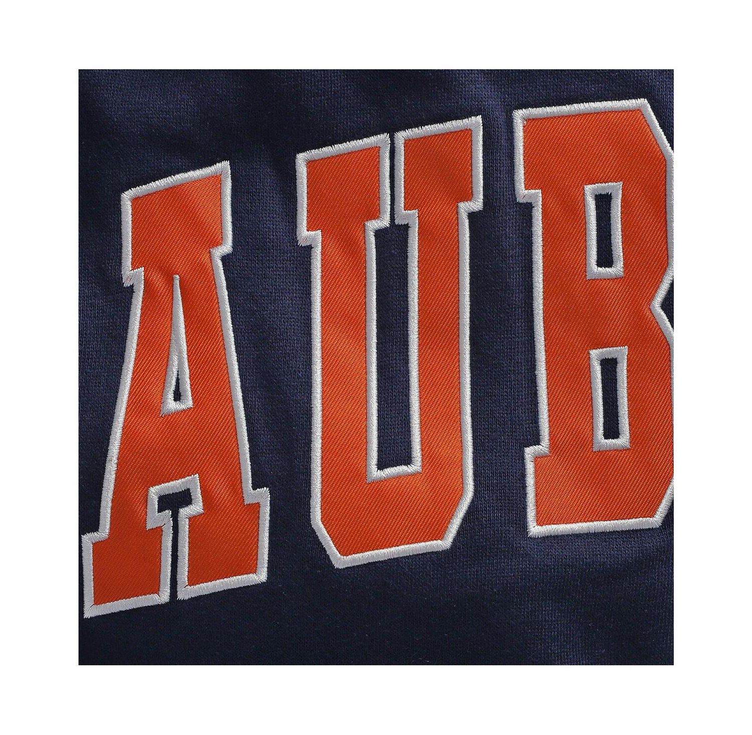 Men's Navy Auburn Tigers Big and Tall Full-Zip Hoodie