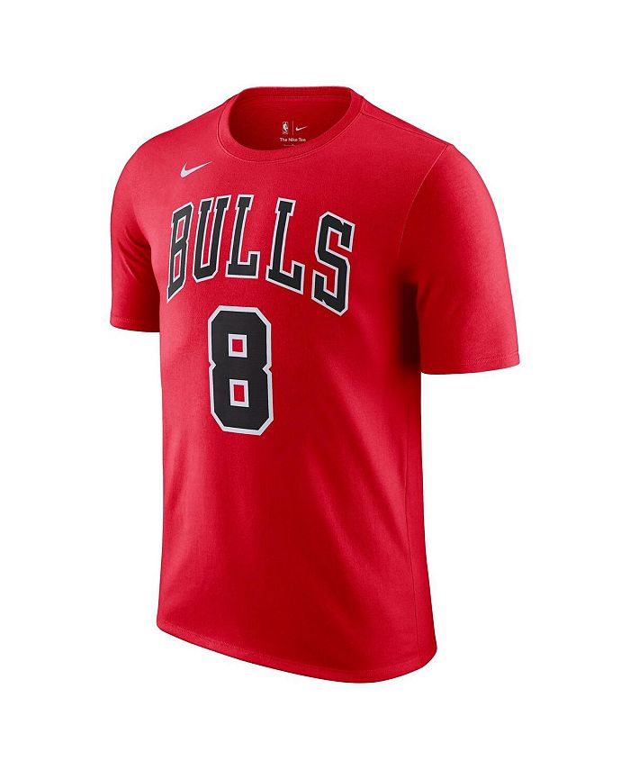 Nike Men's Zach LaVine Red Chicago Bulls Icon 2022/23 Name and Number ...