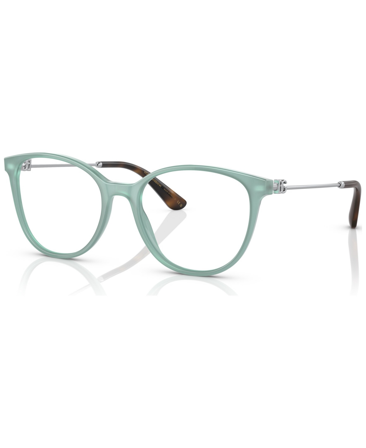 Dolce&Gabbana Women's Butterfly Eyeglasses, DG336352-o - Opal Petroleum