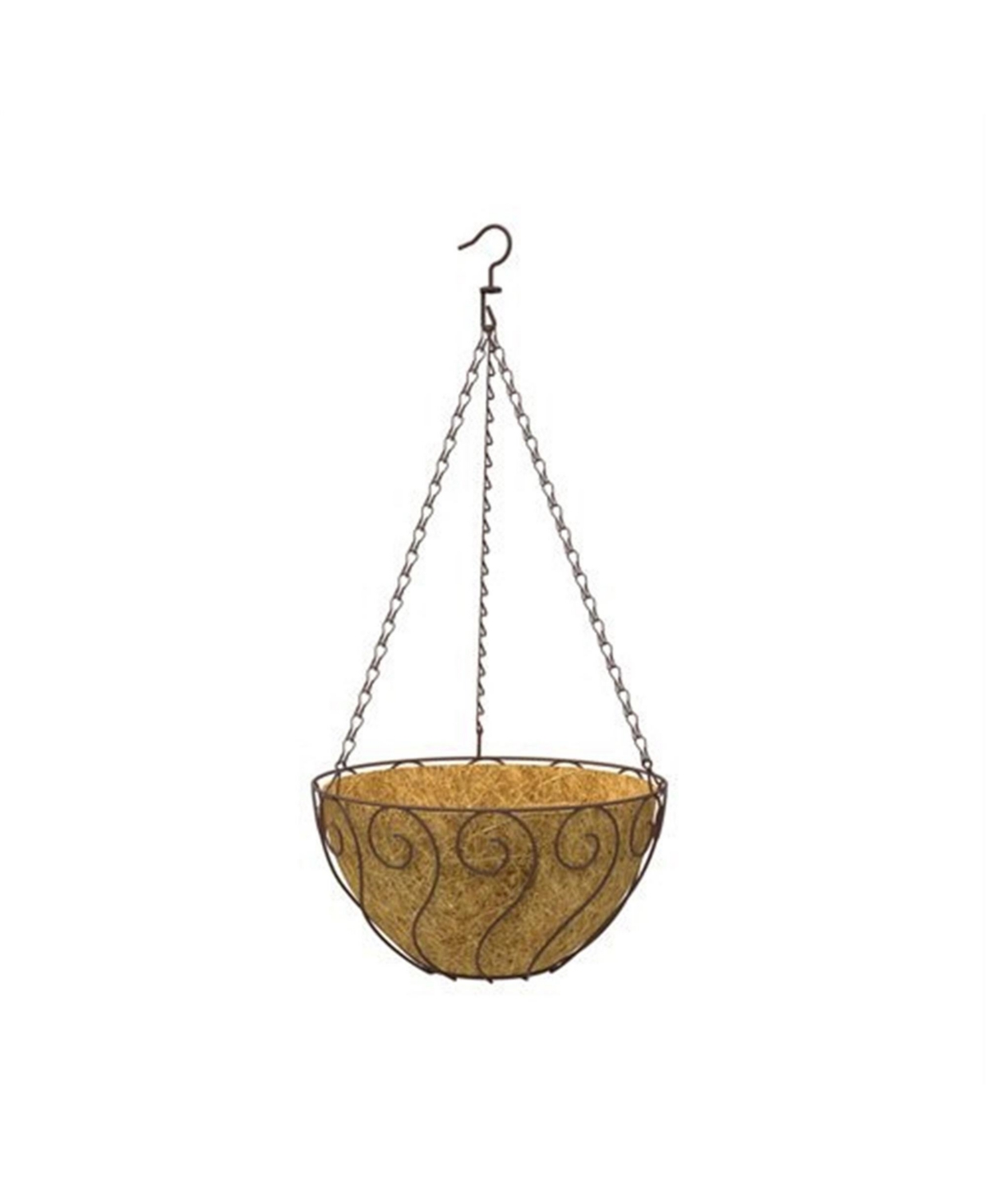 Products Corp-Import 87840 Aztec-Style Hanging Basket, 14-In. - Brown