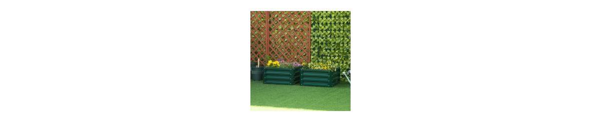 Set of 2 Elevated Wall Garden Bed, Planter Boxes for Vegetables
