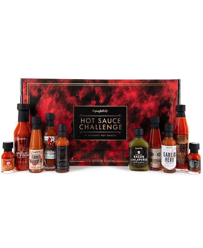 Thoughtfully Gourmet, Hot Sauce Challenge Gift Set, Set of 10 Macy's