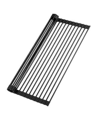 Multipurpose Heavy-Duty Silicone Roll Up Sink Drying Rack