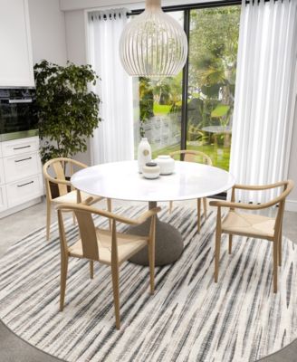 Amador Washable AA1 10' x 10' Round Area Rug