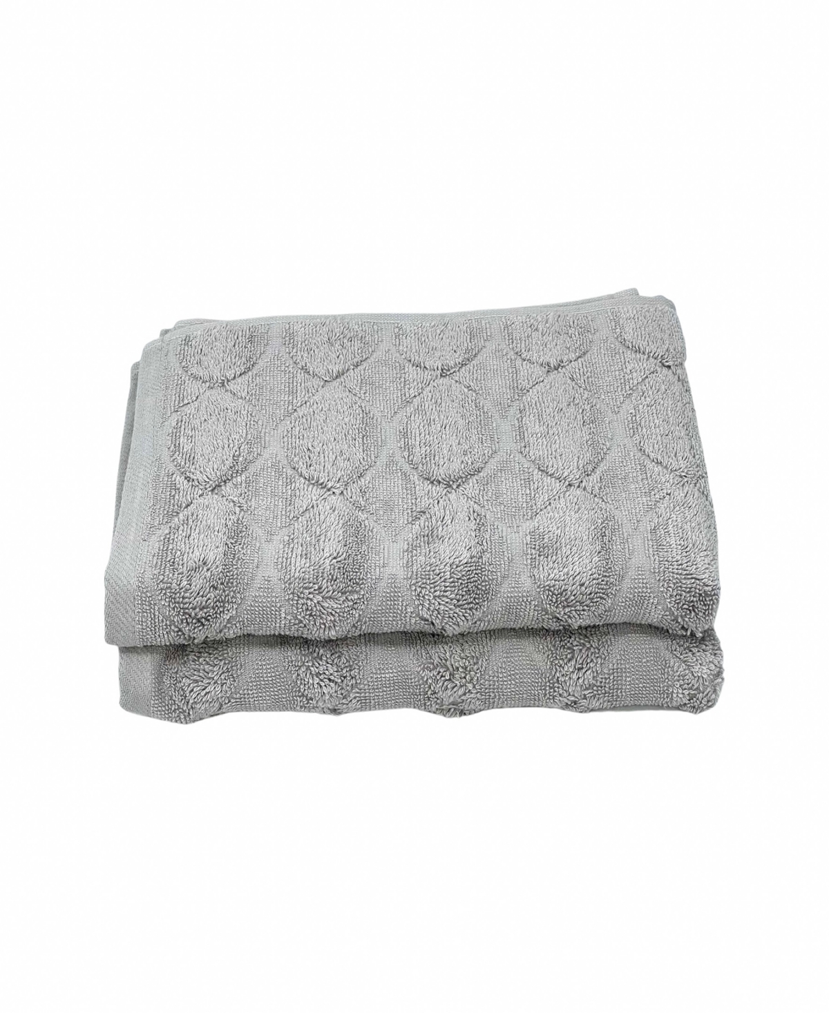 Ozan Premium Home Esperance Turkish Cotton Luxury 2-pc. Hand Towel Set, 16" X 30" In Gray
