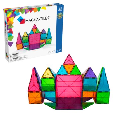 Детский конструктор Magna-Tiles® Classic 32-Piece Magnetic Building Set, Ages 3+