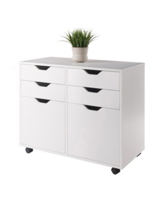 Halifax 26.3" Wood 2-Door Wide Storage Cabinet