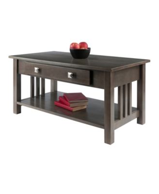 Stafford 18.11" Wood Coffee Table