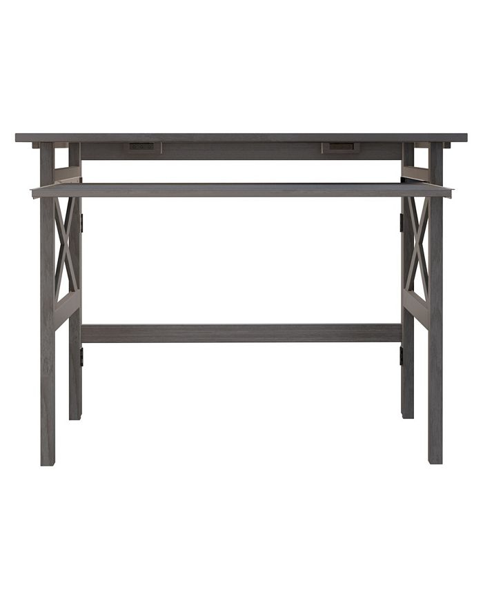 Winsome Xander 30" Wood Foldable Desk Macy's