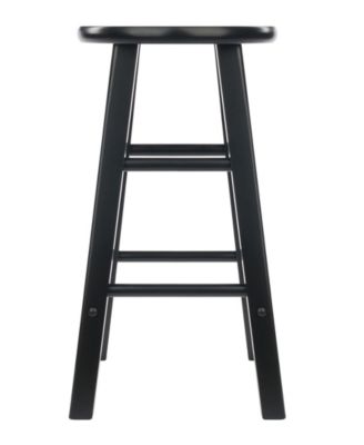Element 2-Piece Wood Counter Stool Set