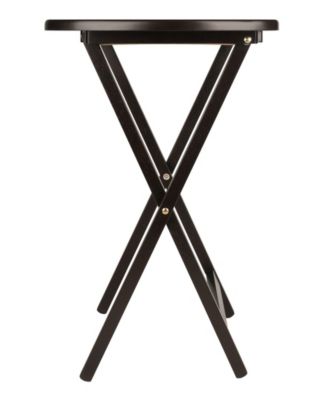 Cade 2-Piece Wood Oversize Snack Table Set