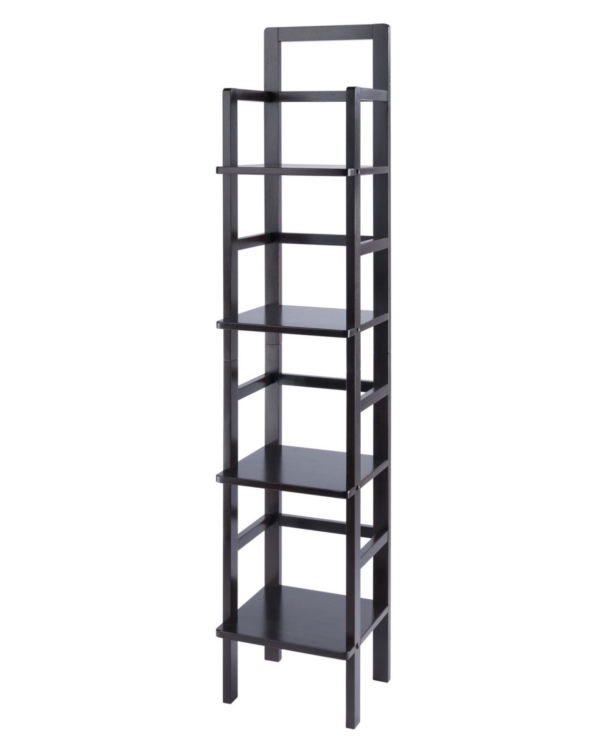 Winsome Aiden 70.71" Wood Narrow Baker's Rack In Coffee