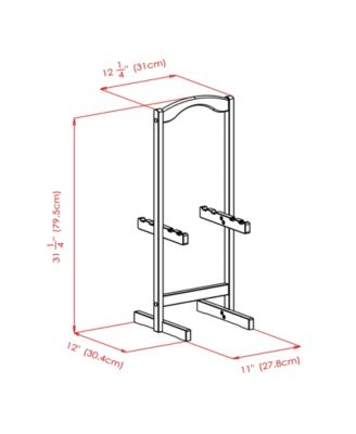 Anila 5-Piece Wood Snack Table Set