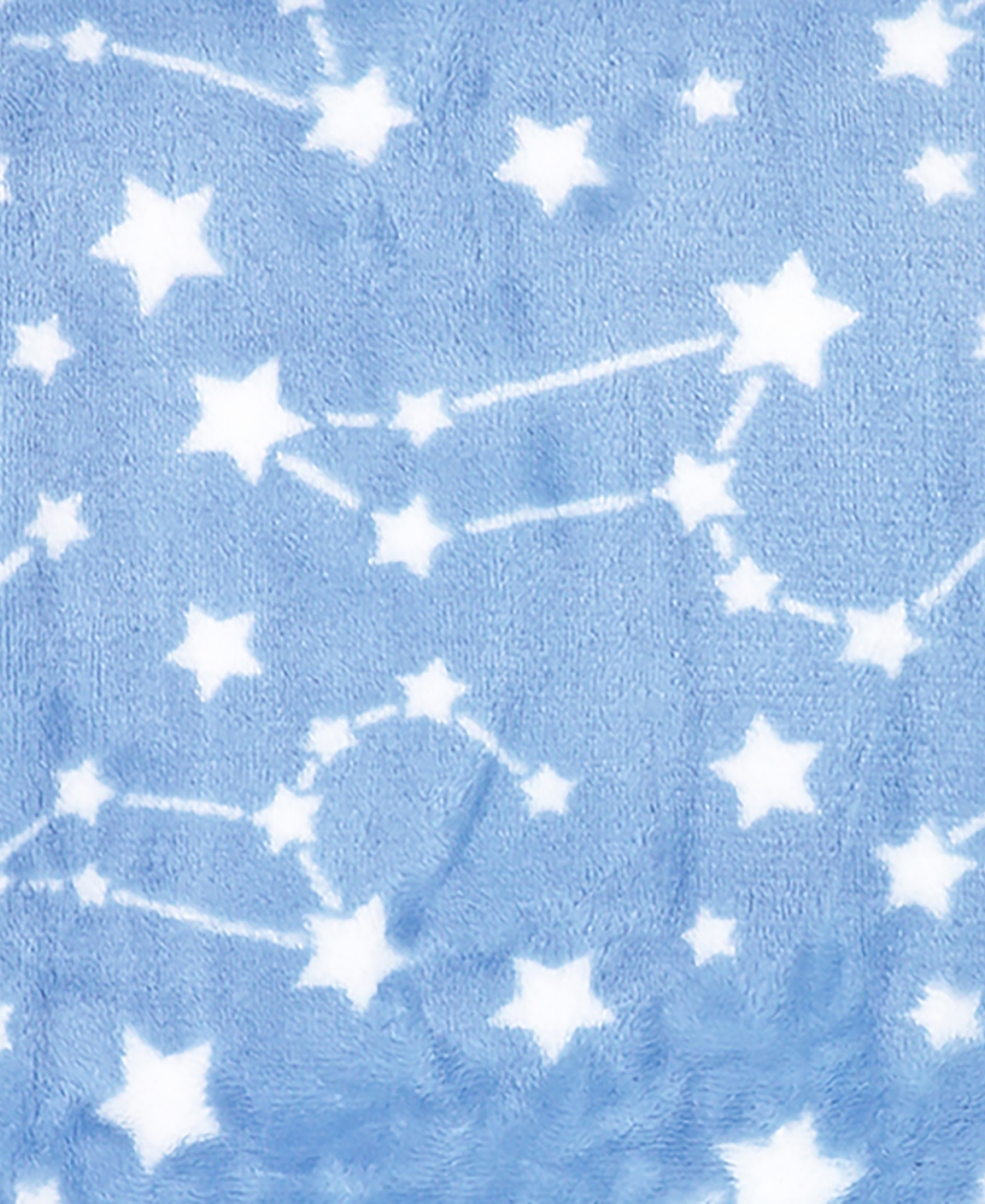 3 Stories Trading Baby Boys Cozy Flannel Fleece Blankets, Pack of 2 - Blue and Gray