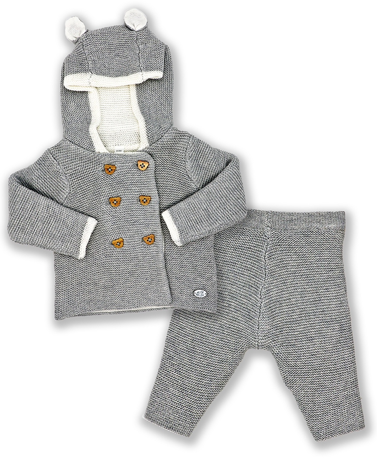 3 Stories Trading Baby Boys Or Baby Girls Sweater And Pant, 2 Piece Set In Gray