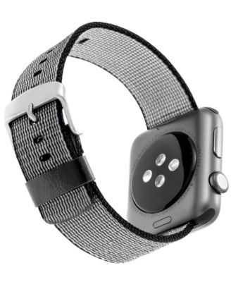 Black Nylon Band designed for Apple Watch&reg; 42mm (Series 1-3 only) & 44/45/46/49mm (Ultra & Ultra 2)