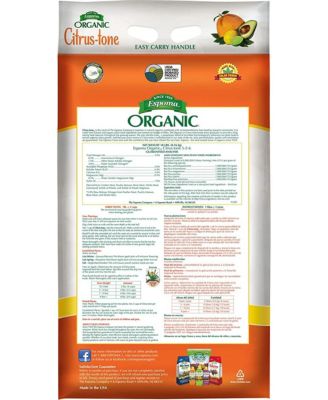 ESPCT18 Organic Citrus-Tone Citrus & Avocado Food, 18 lbsBag