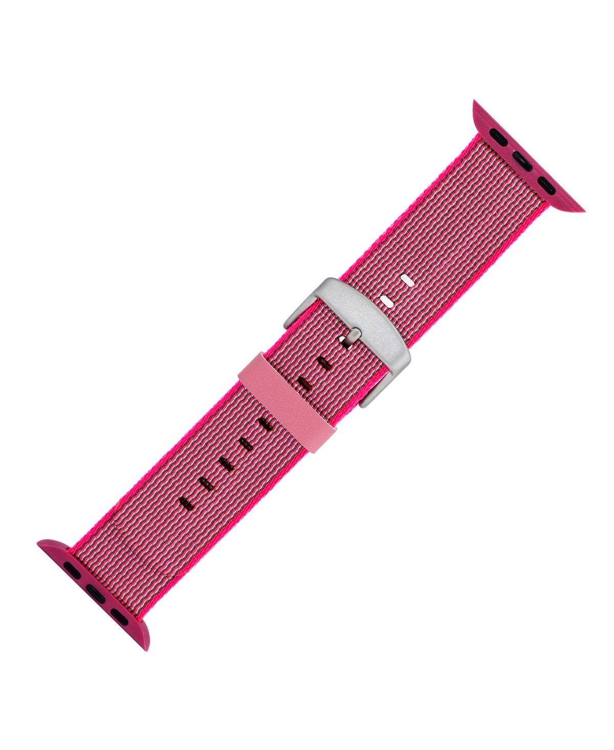 Withit Pink Woven Nylon Band Compatible With 38/40/41mm Apple Watch