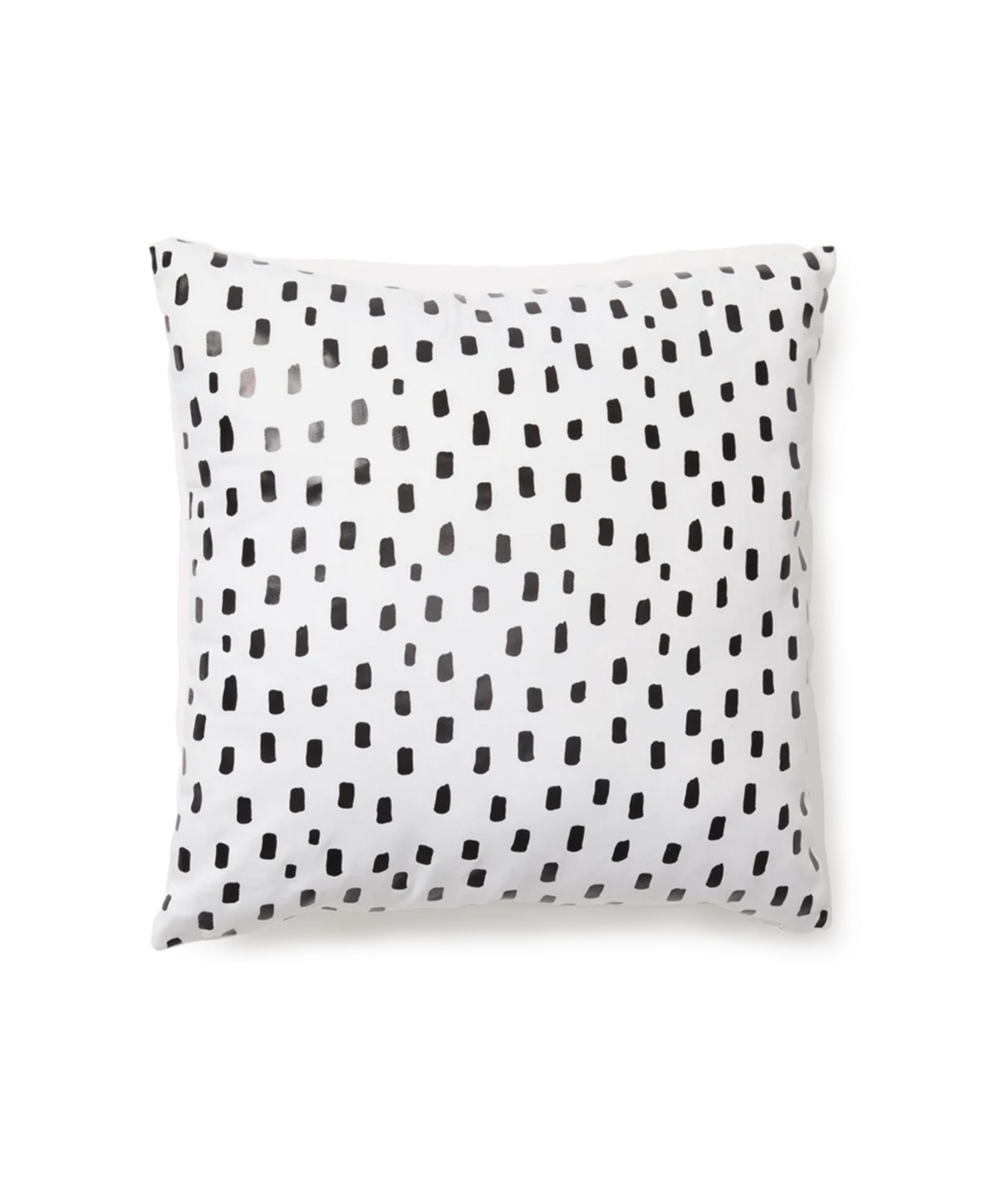 Dormify Dot Square Pillow, 18" X 18", Ultra-cute Styles To Personalize Your Room In Dot Black