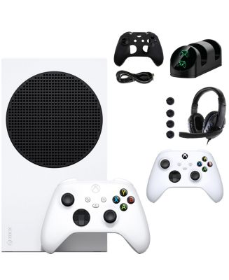 Xbox Series S Console with Extra White Controller Accessories Kit - Macy's