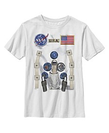 Boy's U.S.A. Astronaut Suit Costume  Child T-Shirt