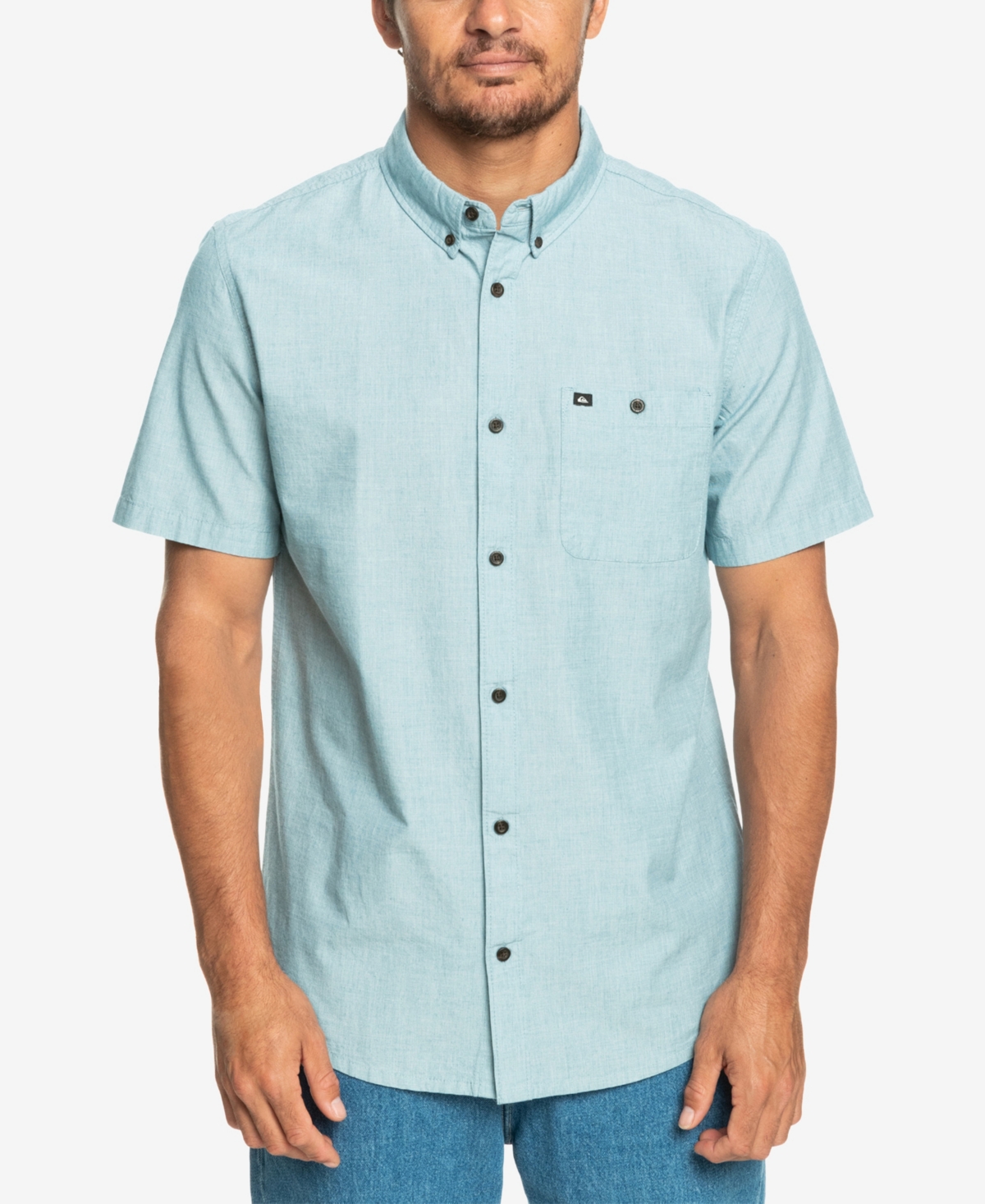 Men's Winfall Short Sleeves Shirt - Moroccan Blue