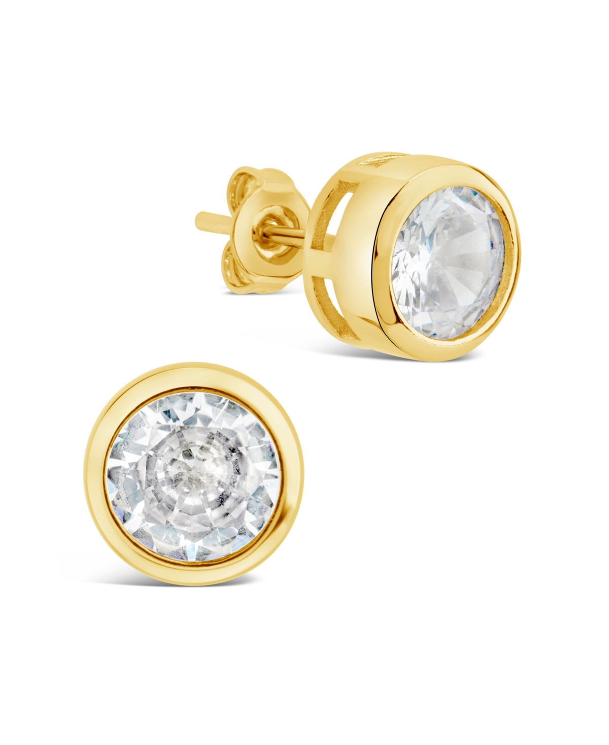 Sterling Forever Liv Studs In Gold