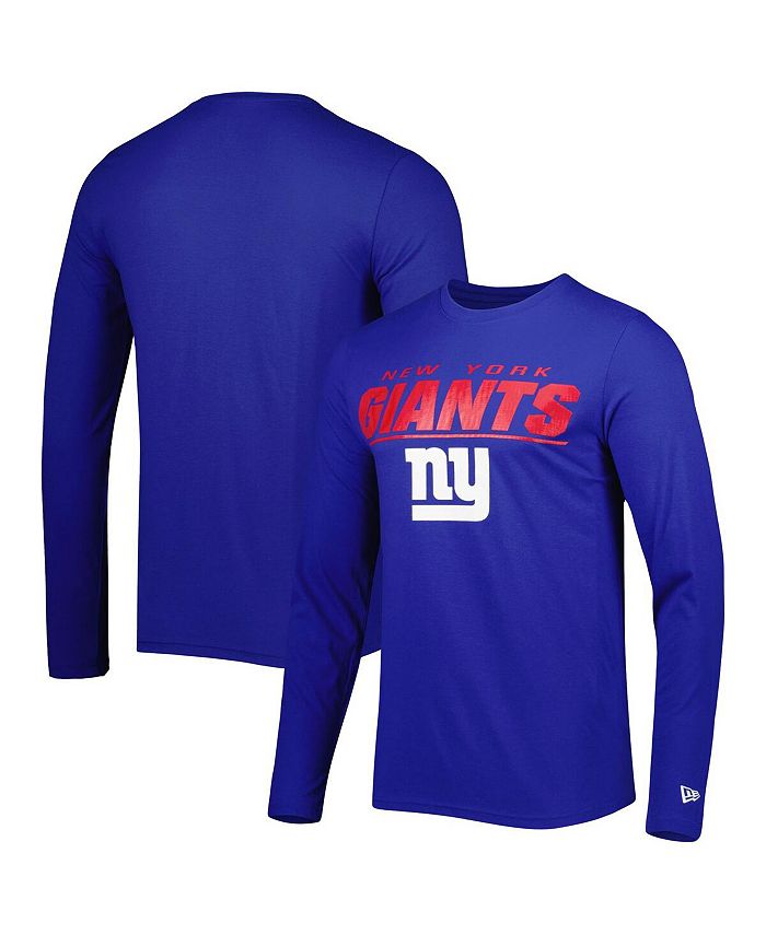 New Era Men's Royal New York Giants Combine Authentic Stated Long