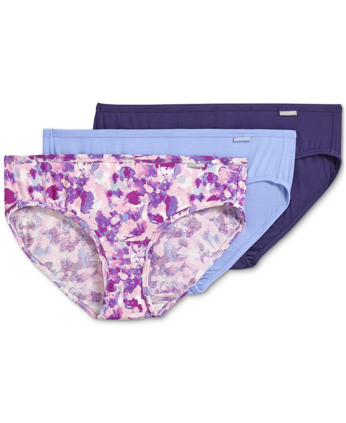 Jockey Elance Supersoft Bikini Underwear 2070 In Purple