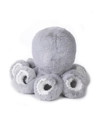 Ocean Blue Plush Gray Octopus Stuffed Animal Toy - Inky