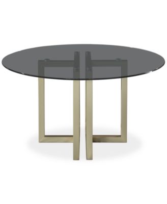 Emila Round Glass Dining Table, Created for Macy's