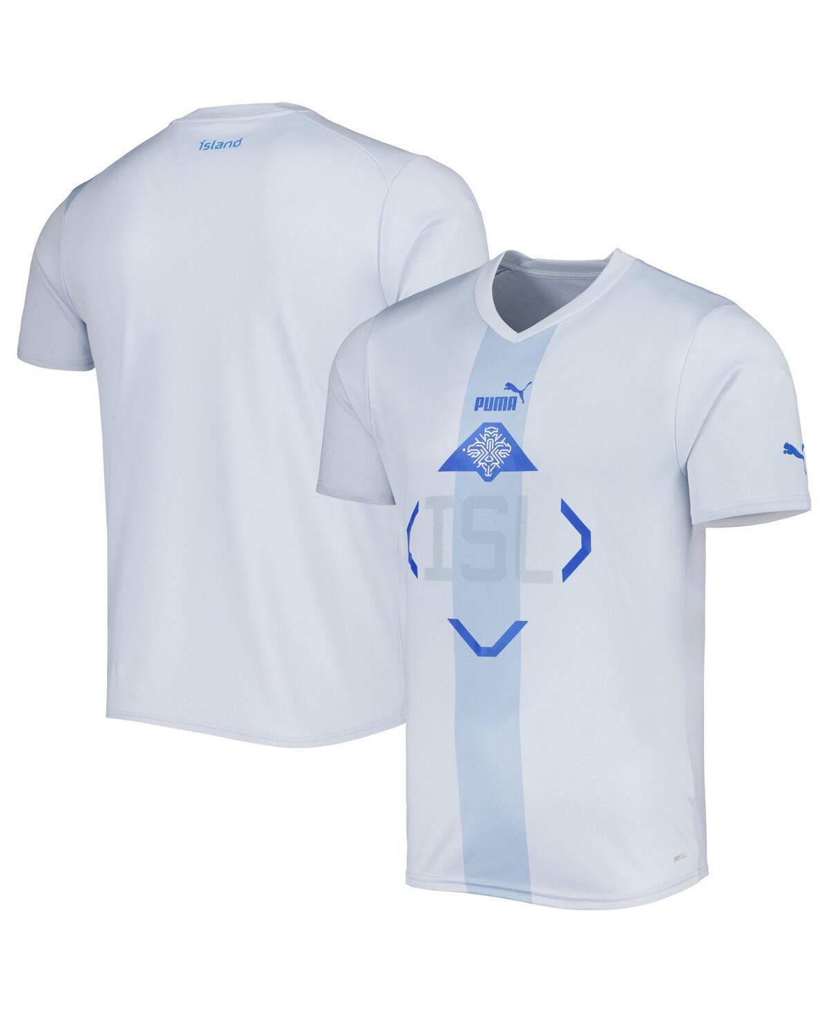 Men's PumaIceland National Team 2022/23 Away Replica Jersey - White