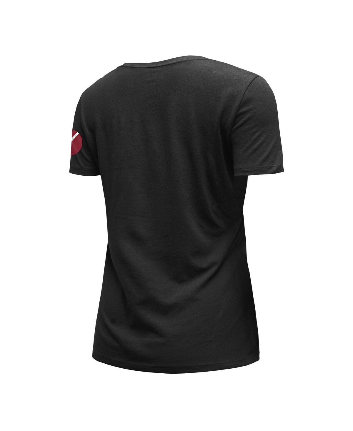 Shop New Era Women's  Black Chicago Bulls 2022/23 City Edition V-neck T-shirt