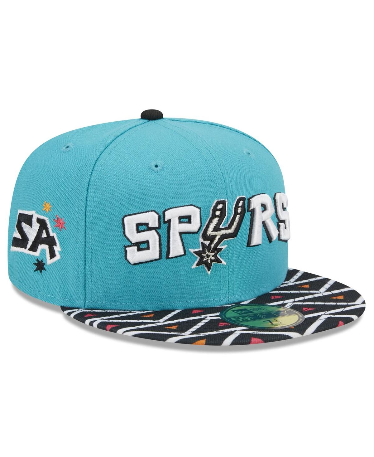 Shop New Era Men's  Multi San Antonio Spurs 2022/23 City Edition Official 59fifty Fitted Hat