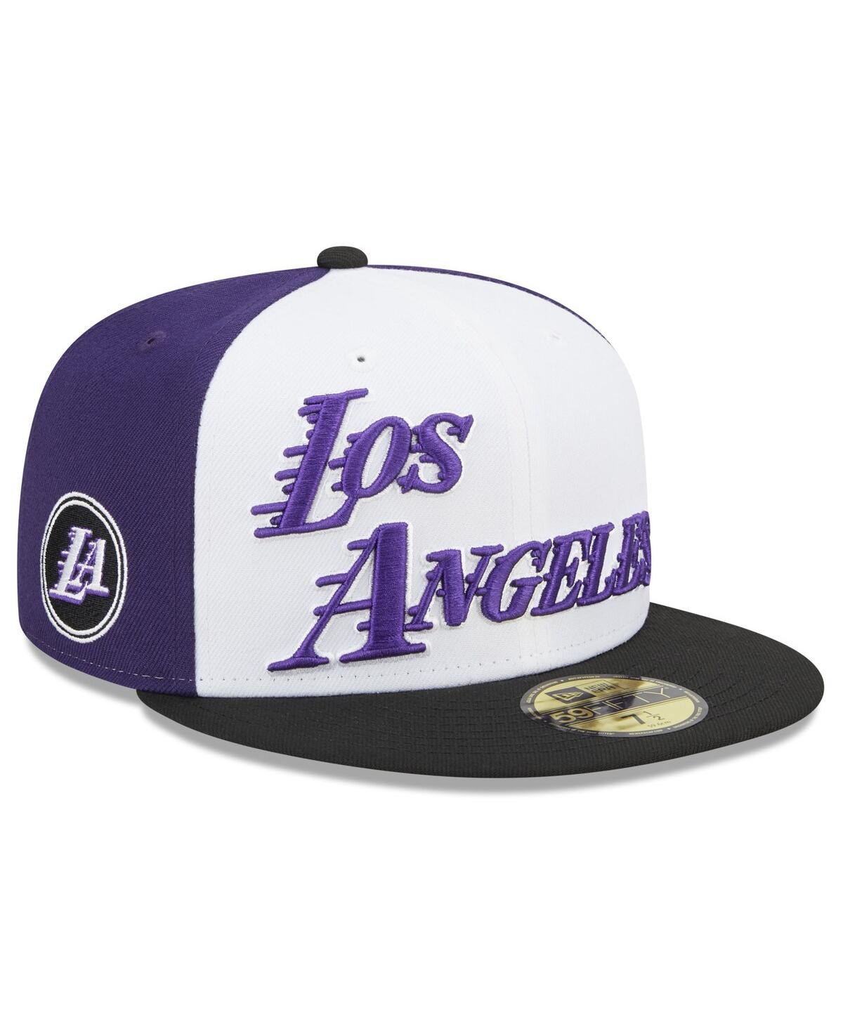 Men's New EraLos Angeles Lakers 2022/23 City Edition Official 59FIFTY Fitted Hat - Black
