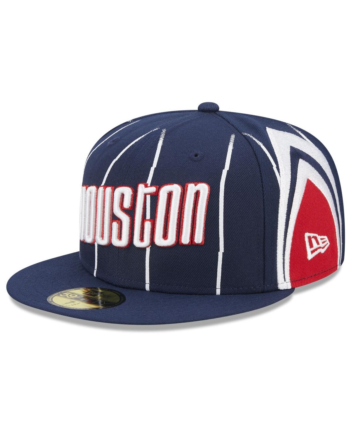 Men's New EraHouston Rockets 2022/23 City Edition Official 59FIFTY Fitted Hat - Navy