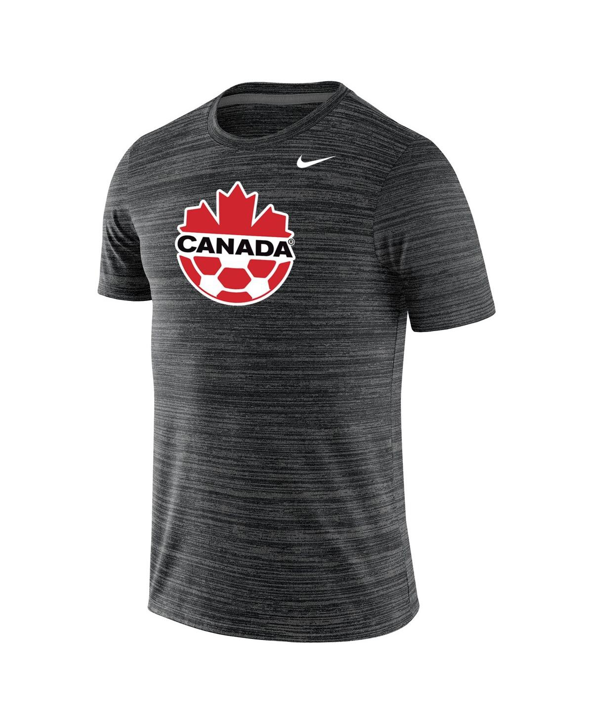 Men's NikeCanada Soccer Primary Logo Velocity Legend T-shirt - Black