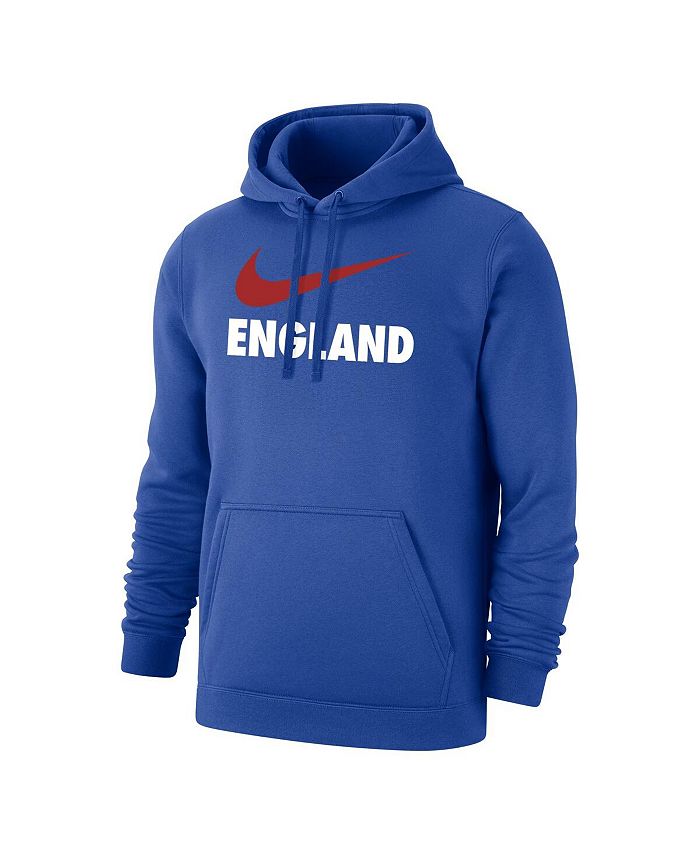 Nike Men's Royal England National Team Lockup Club Pullover Hoodie - Macy's