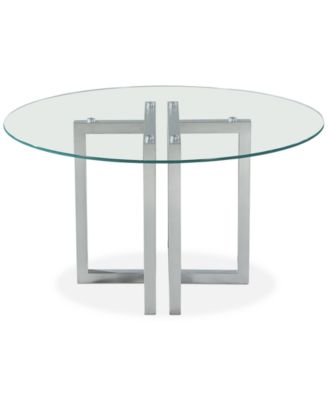 Emila Round Glass Dining Table, Created for Macy's