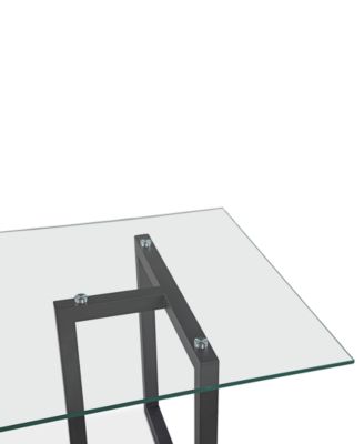 Emila Rectangular Glass Dining Table, Created for Macy's